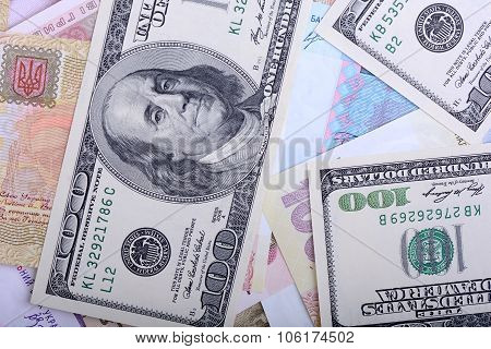 Ukrainian Hryvnia And The American Dollars