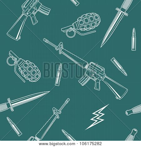 Special Forces Seamless Pattern