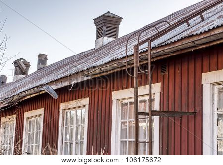 Worn Old Building