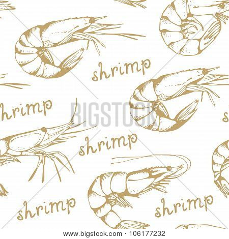 Shrimp Vector Pattern