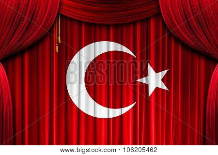 Flag Turkish Flag Design and Presentation