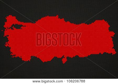 Turkey map, map design