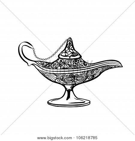 Oil Lamp Icon