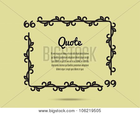 Quote Frame Card