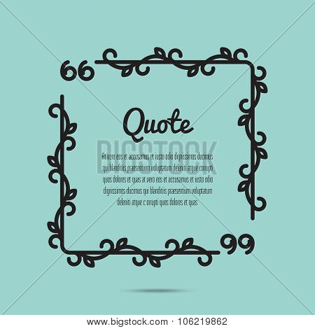 Quote Frame Card