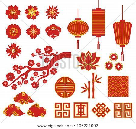 Chinese, Korean or Japan icons for Chinese New Year
