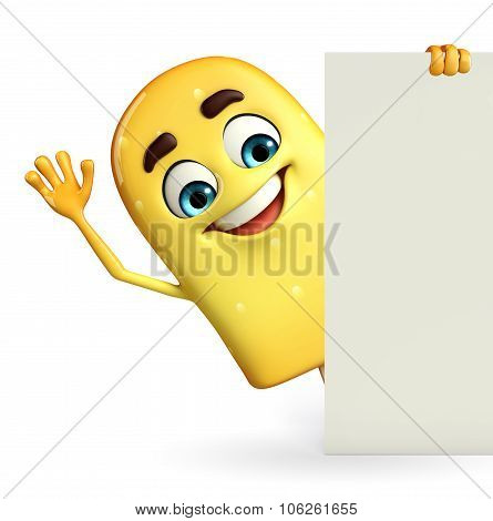 Candy Character With Sign
