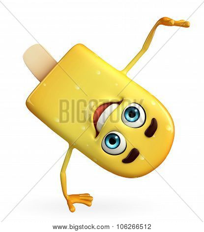 Candy Character Is Jumping