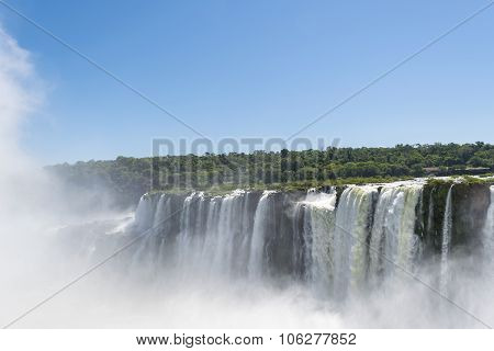 Iguazu Falls Devil Throat Argentinian Border