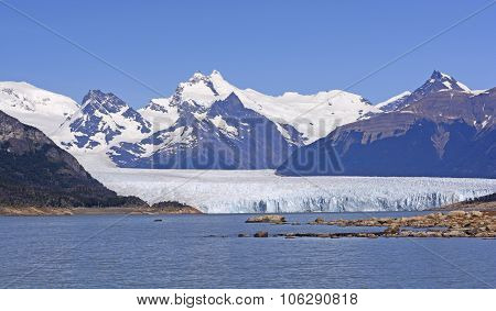 Perito Moreno Glacier On A Sunny Day