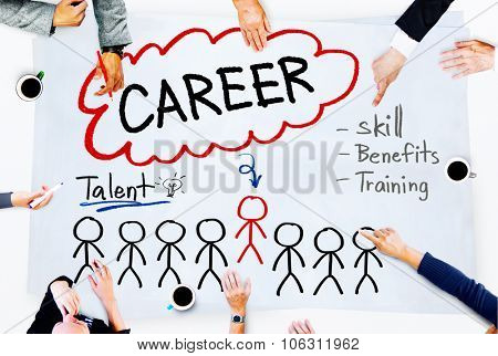 Career Talent Skill Talent Benefits Occupation Concept