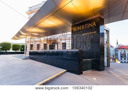 Entrance To Albertina Museum, Vienna