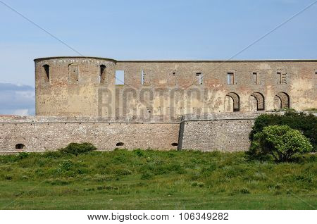 Sweden, The Ruin Of Borgholm Renaissance Castle