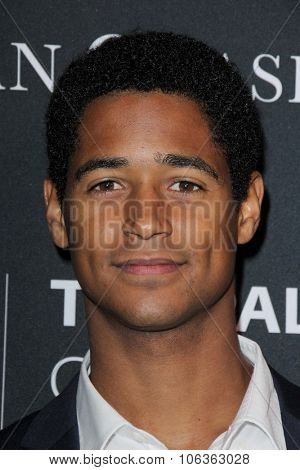 LOS ANGELES - OCT 26:  Alfred Enoch at the Paley Center's Hollywood Tribute to African-Americans in TV at the Beverly Wilshire Hotel on October 26, 2015 in Beverly Hills, CA