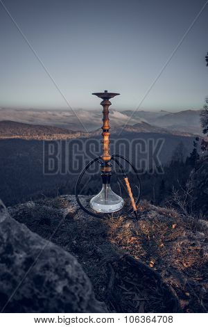 Hookah in the mountain
