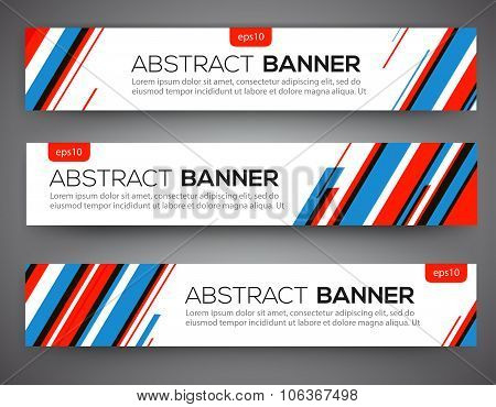 Abstract banner design