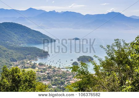 View Of The Village In Ilha Grande Island, Brazil