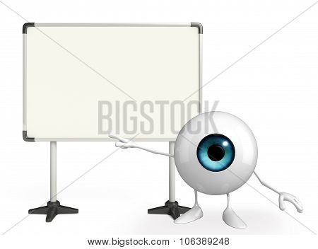 Eye Character With Display Board