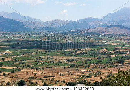 Lassithi plateau famous landmark of Crete - Greece