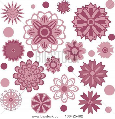 Pink flowers