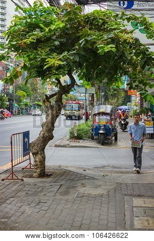 Street On The Outskirts Of Bangkok