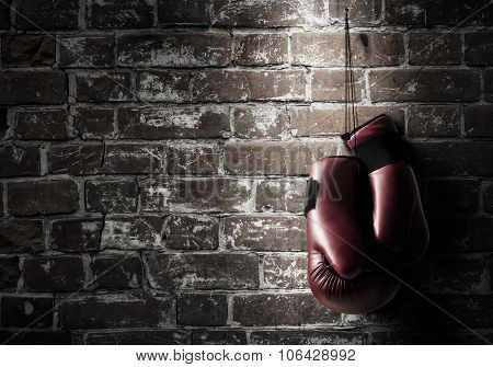 Boxing sport concept