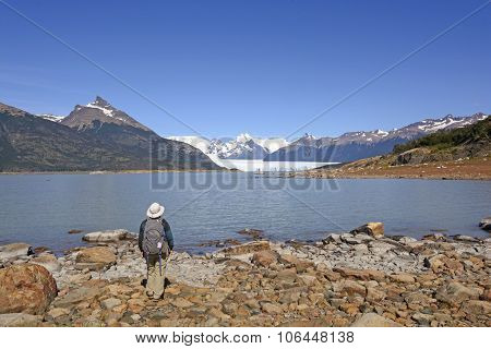 Looking At A Mountain Panorama
