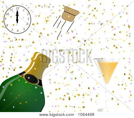 Champaign schioccare un tappo di sughero