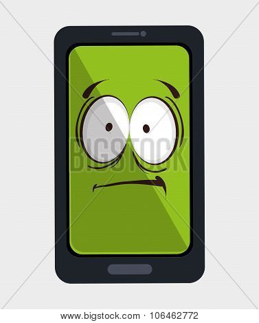 Funny emoticon cartoon design