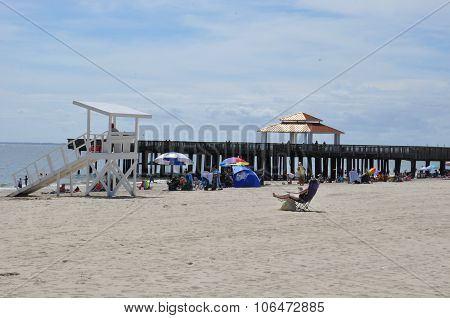 Buckroe Beach Park in Hampton, Virginia