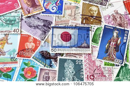 Japan on stamps