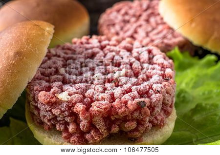 Frozen Hamburger