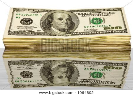 Hundrede Dollars bunke