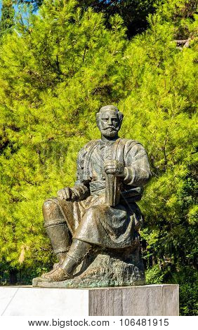 Statue Of Petar Ii Petrovic-njegos In Podgorica - Montenegro