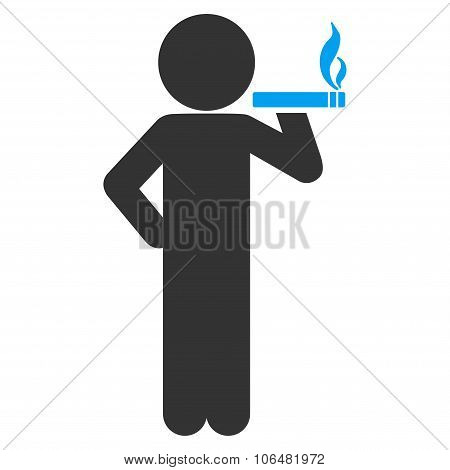Smoking Child Icon