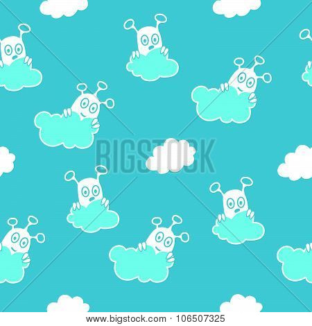 Blue sky aliens