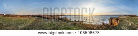 Montauk Point Light, Lighthouse, Long Island, New York, Suffolk County