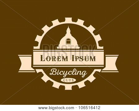 Classicbike Logo With Gear Symbol