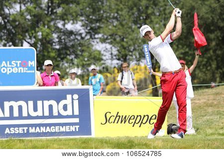 Victor Riu (fra) At  The Golf French Open 2015