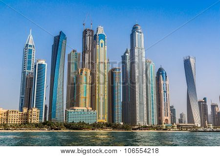 Dubai Marina Cityscape, Uae