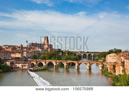 View Of The Albi, France
