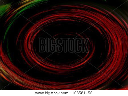 Abstract Colorful Dynamic Retro Hypnotic Spiral Swirl Background, Dark Red, Fire Tones