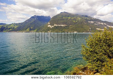 View Of The Lake In Switzerland