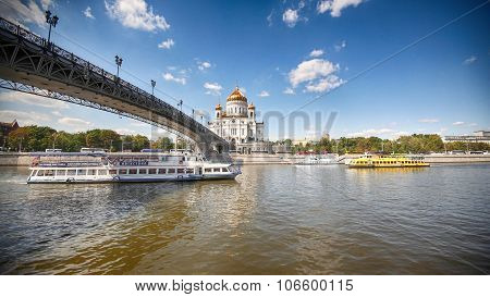 Moscow. Cathedral Of Christ The Saviour _