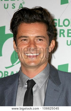 LOS ANGELES - OCT 29:  Orlando Bloom at the Global Green Hosts Book Lauch of 