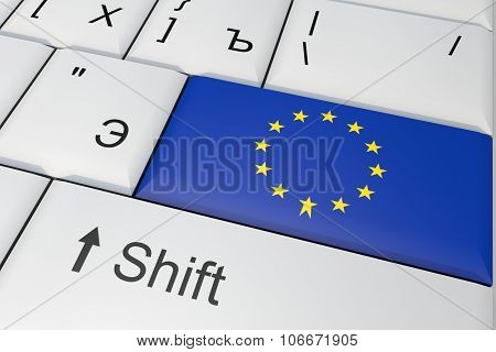 The Enter button badge