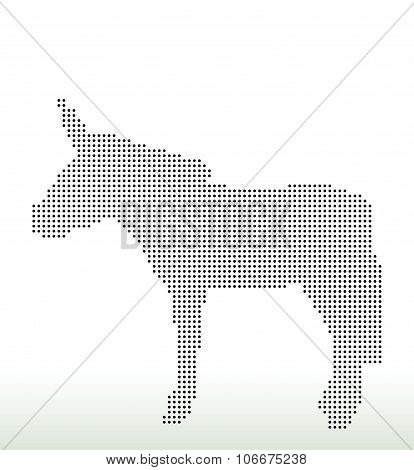Donkey Silhouette