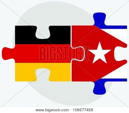 Germany And Cuba Flags