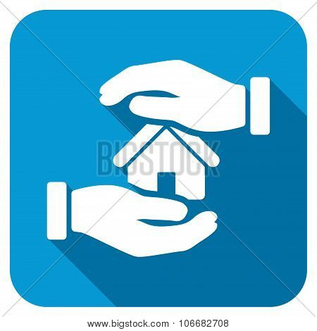 Realty insurance Longshadow Icon