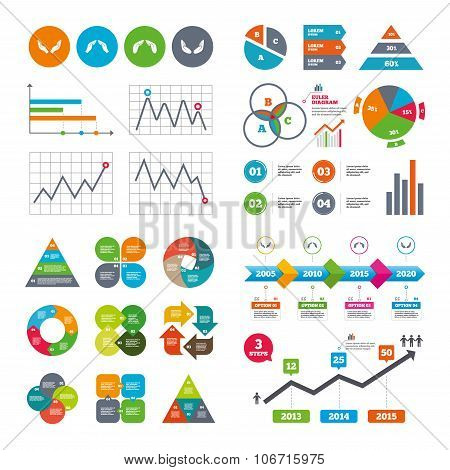 Hands icons. Insurance and meditation symbols.